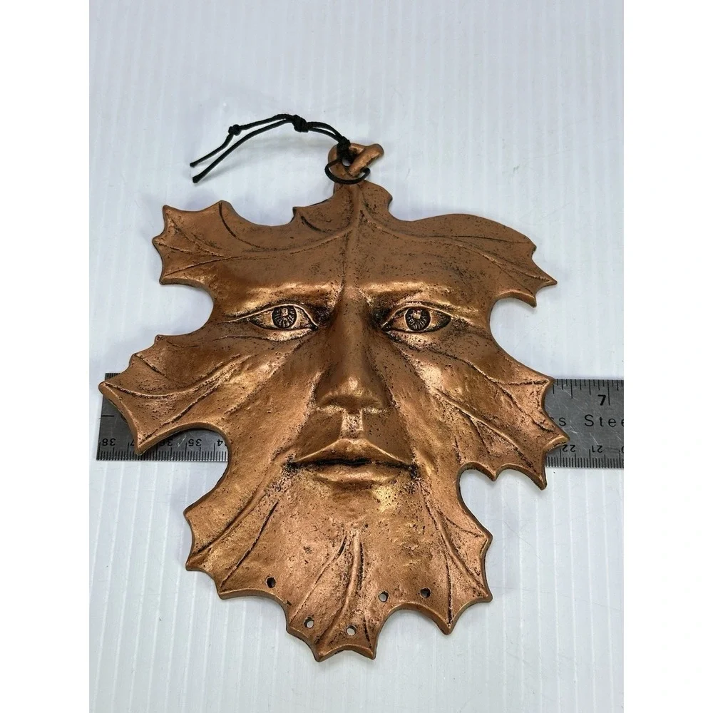 Vintage 1996 CARSON Spirit Of The Forest‎ Oak Leaf Man Metal Wall Art